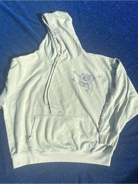 Nickelodeon Light Mint Pullover Hoodie with Logo Tag